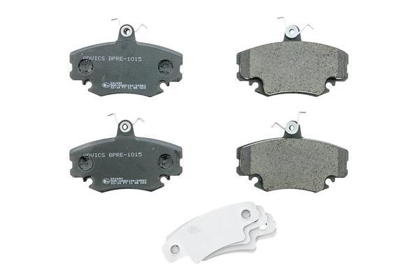 Jeu de 4 plaquettes de frein AISIN ref. BPRE-1015